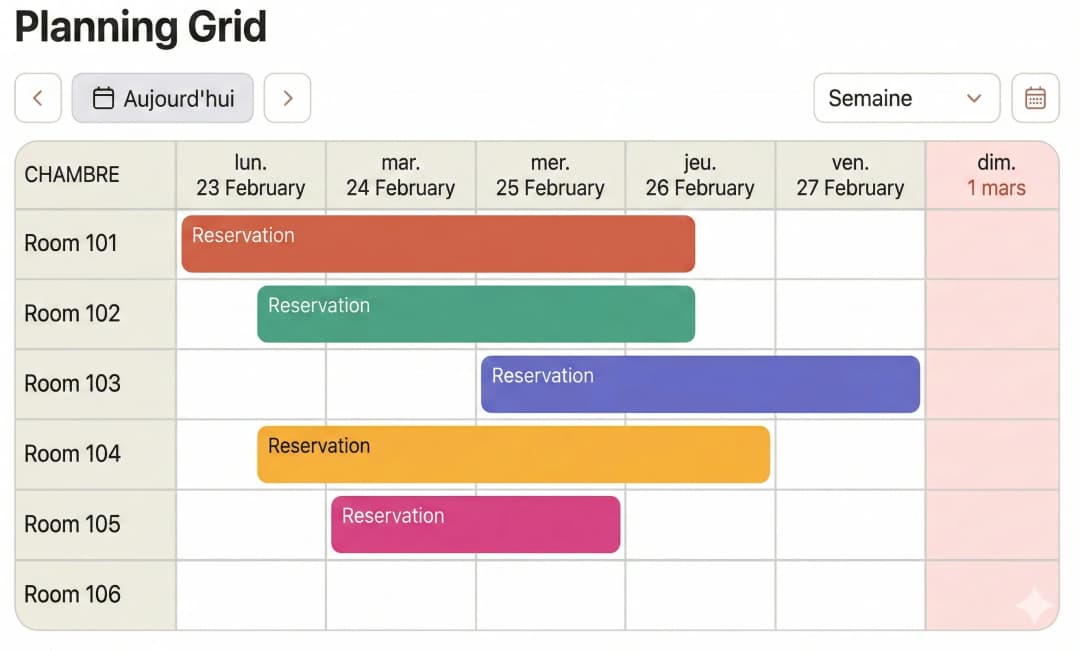HostaPRO Planning Grid